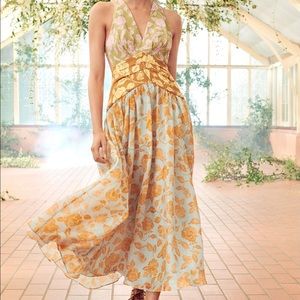 BNWT Zimmermann Lovestruck V-Neck Midi Dress